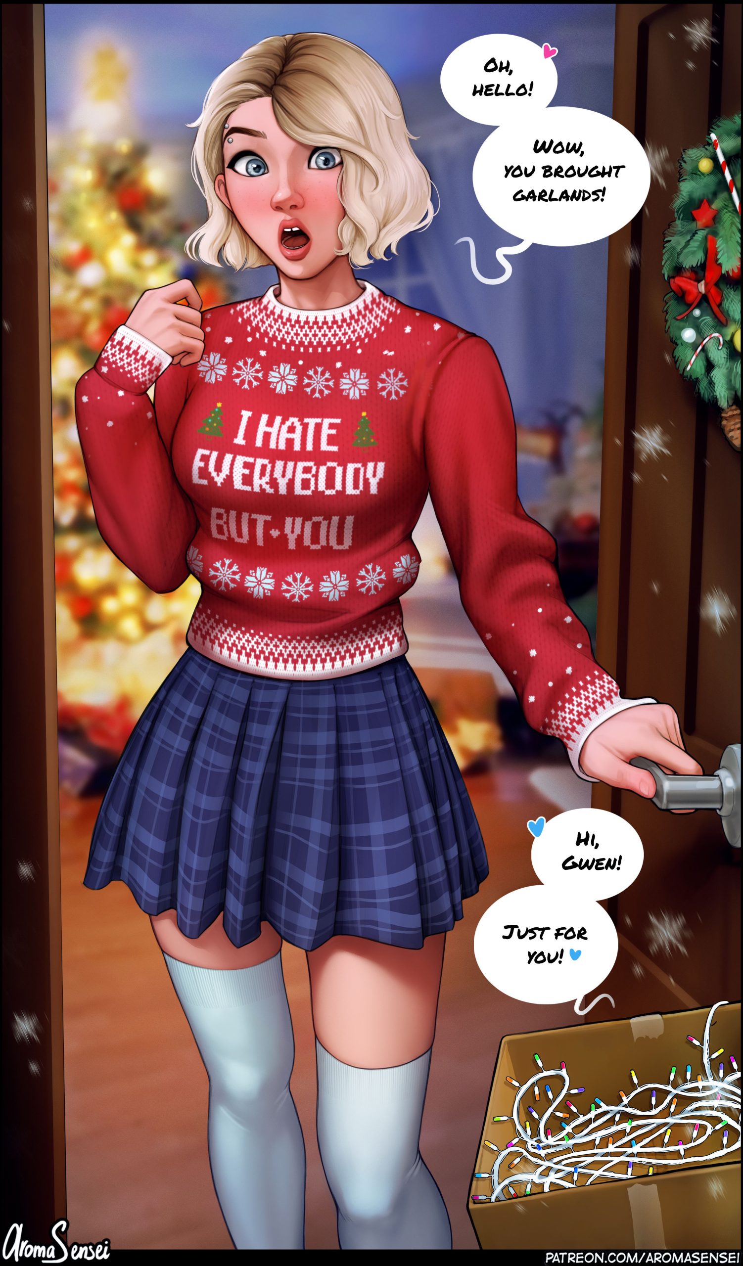 Gwen Celebrates Christmas (1-2) - Chapter 2