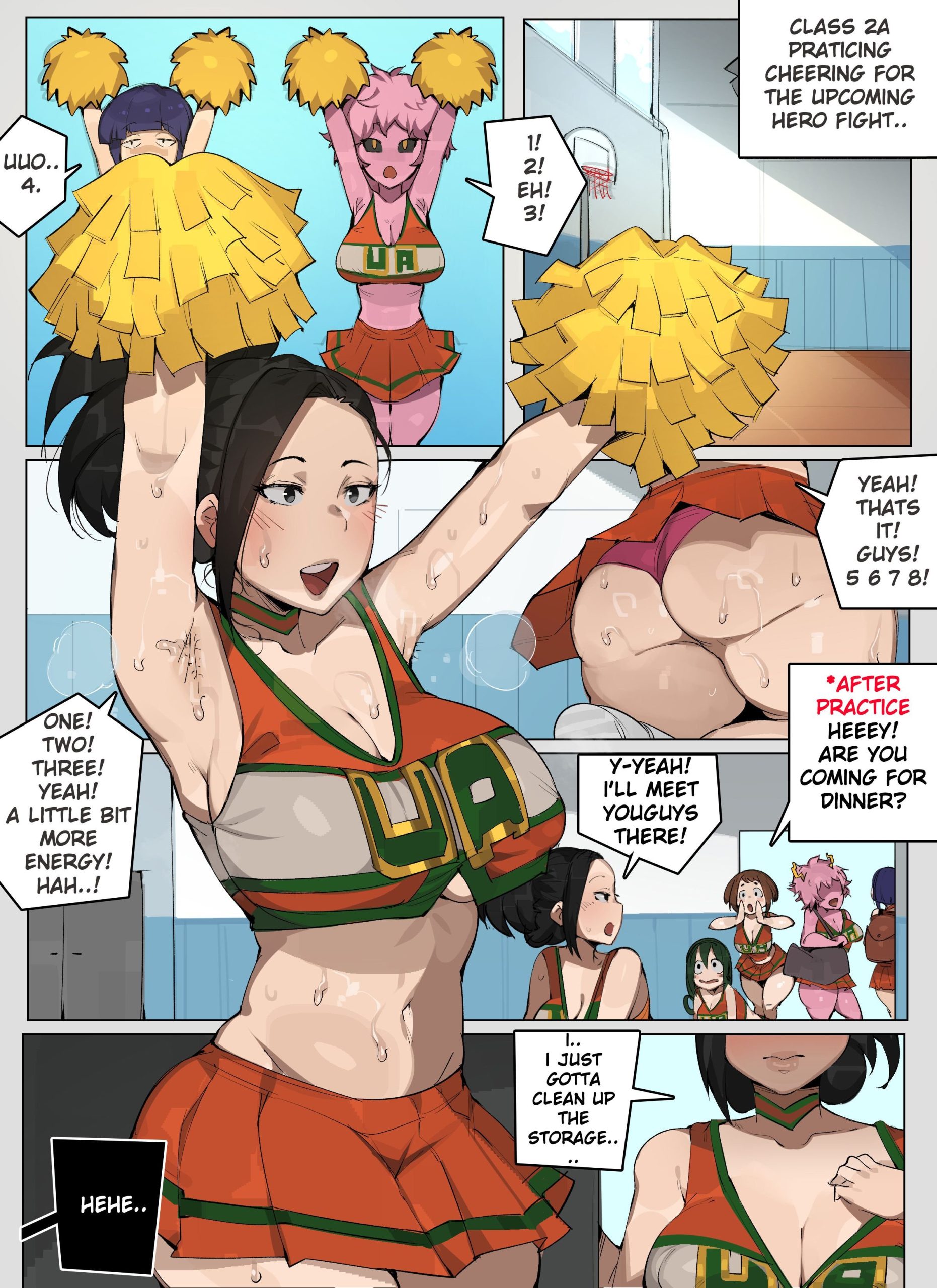 Momo always lets mineta get away with it (1-3) - Chapter 3