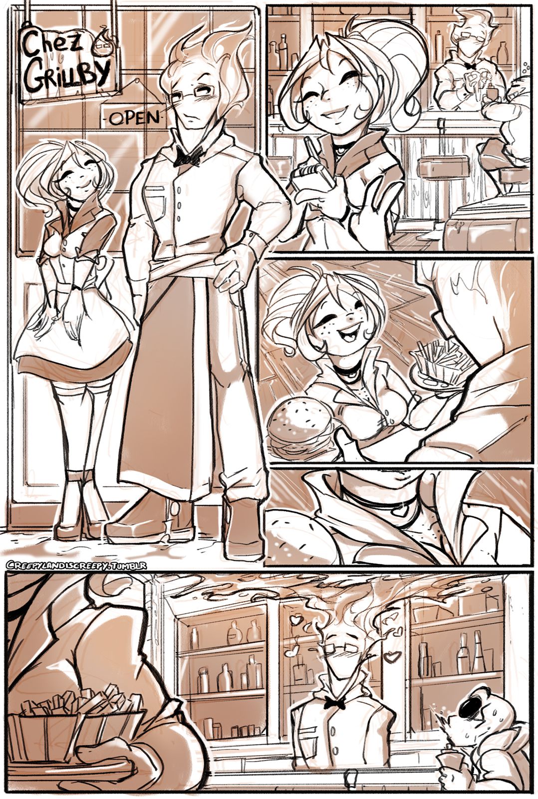 Chez Grillby - Chapter 1
