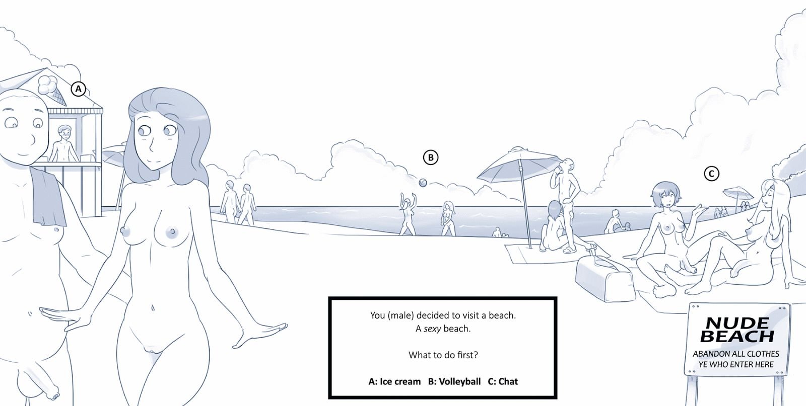 Beach CYOA - Chapter 1