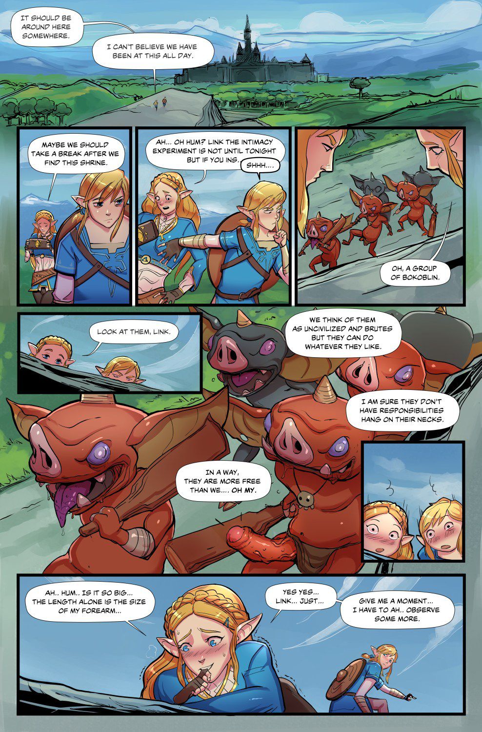Breath of Bokoblin Cock (1-2) - Chapter 1