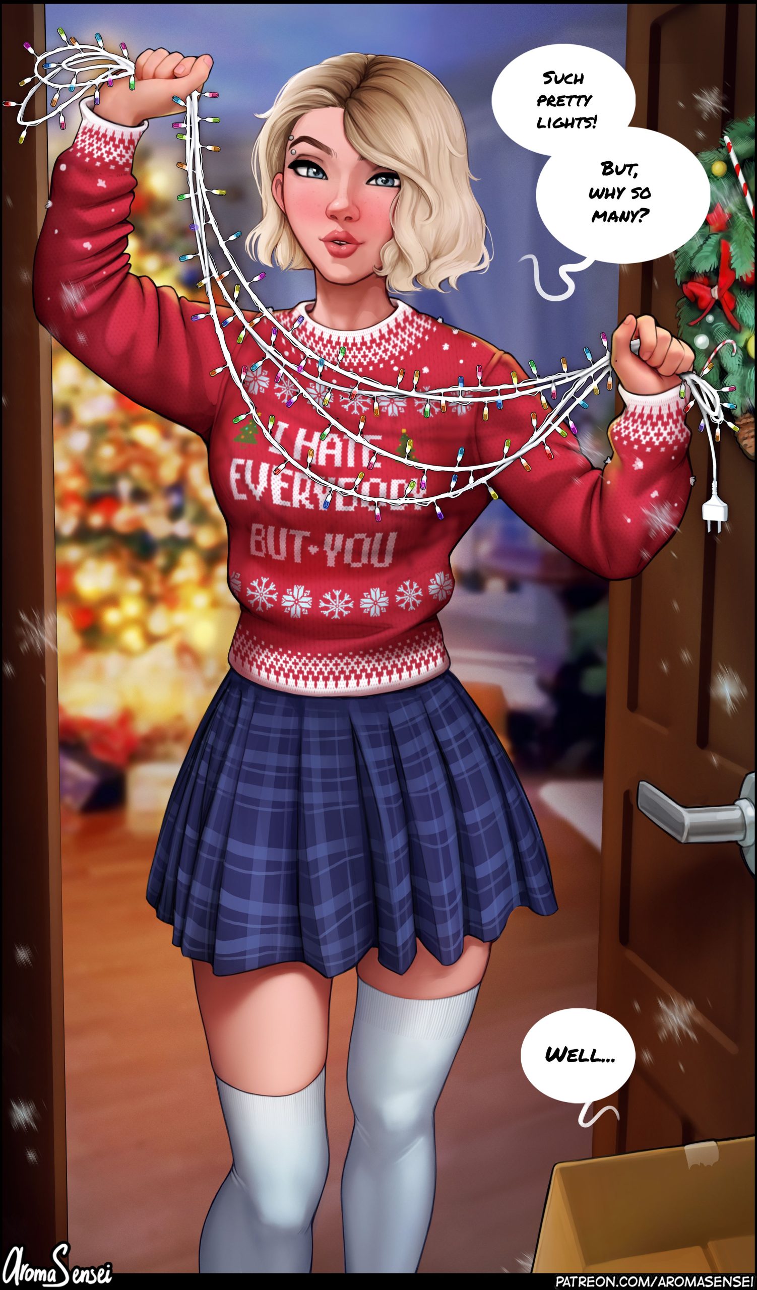 Gwen Celebrates Christmas (1-2) - Chapter 1