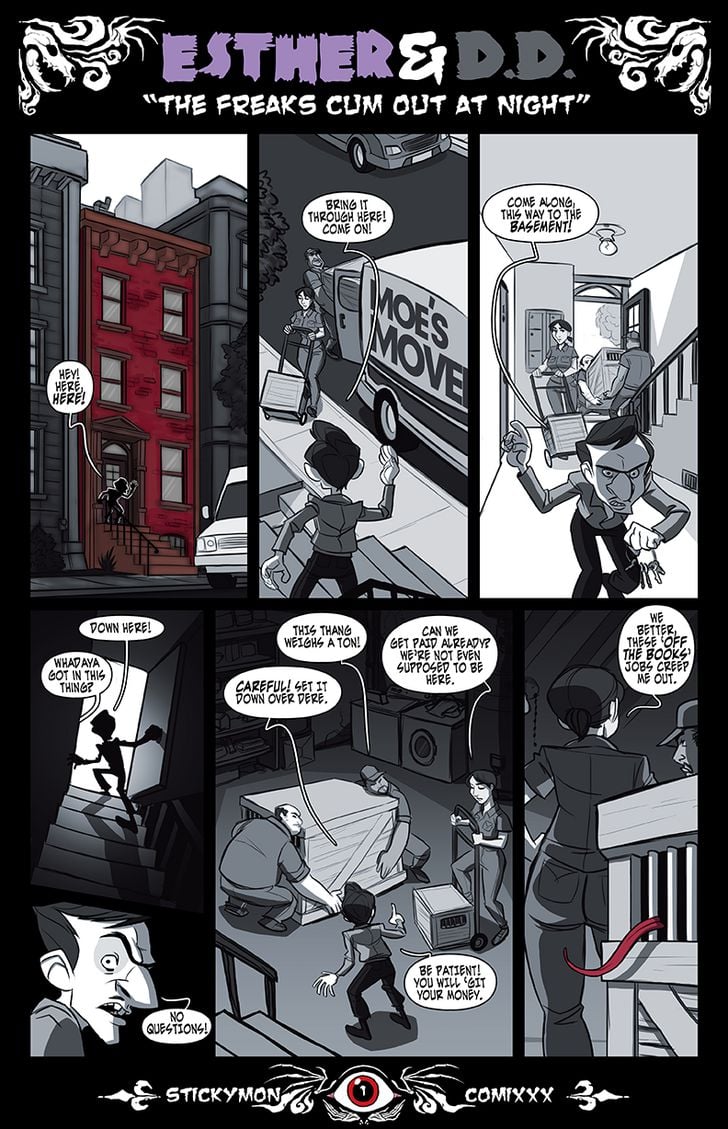 Esther & DD – The Freak Cum Out At Night - Chapter 1