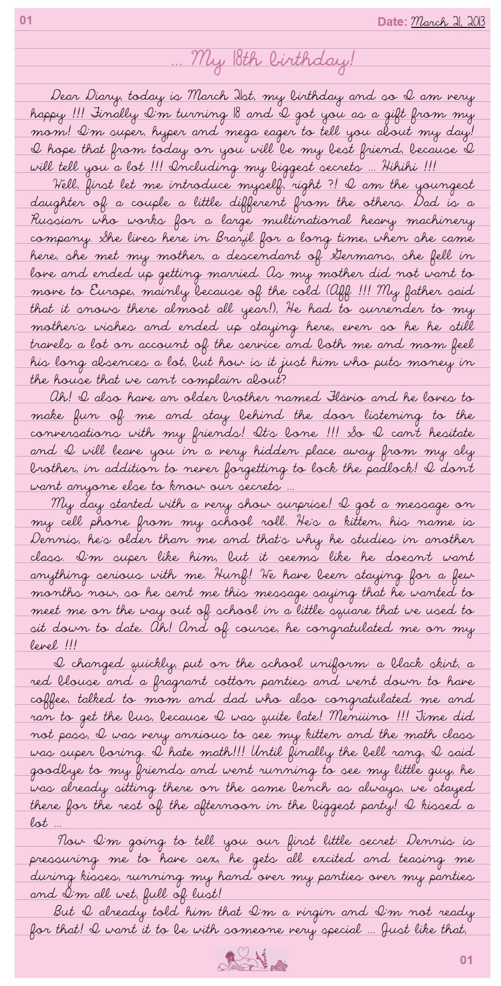 Leticia’s Diary - Chapter 1