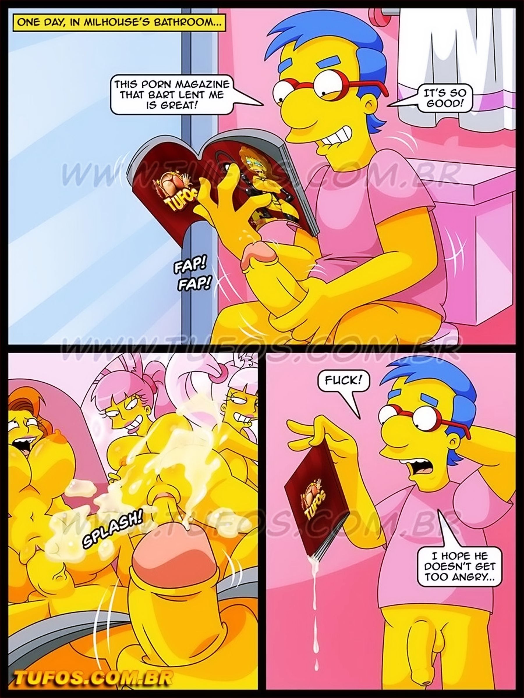 Unexpected Encounters In Milhouse's Bathroom - Chapter 1