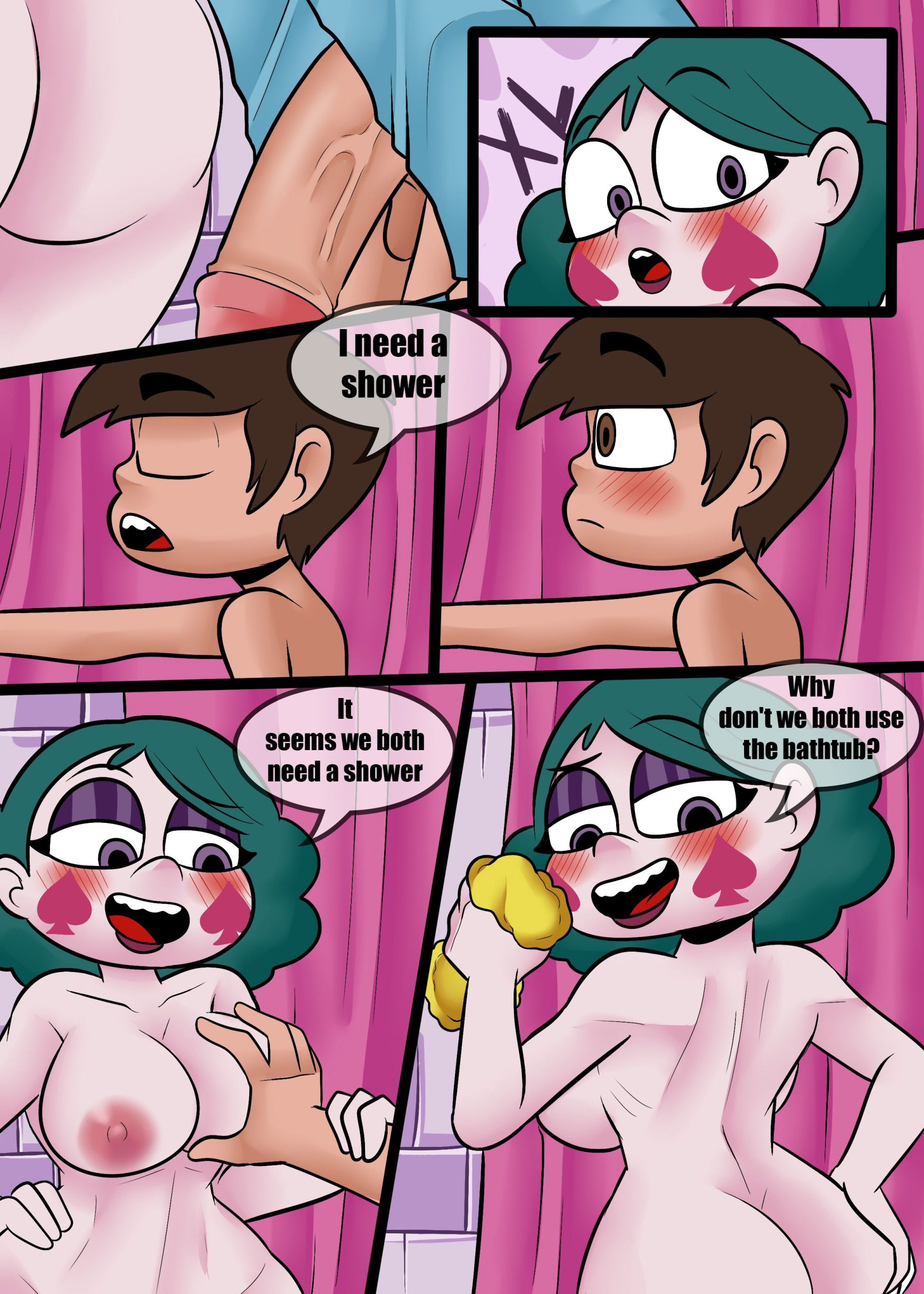 Eclipsa in the shower - Chapter 1