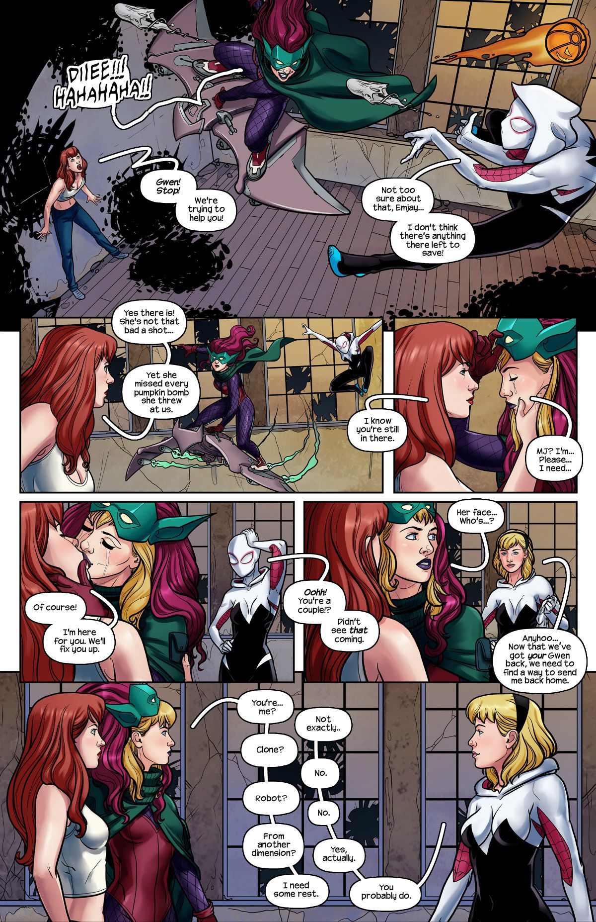 Ghost Spider VS. Green Goblin - Chapter 1