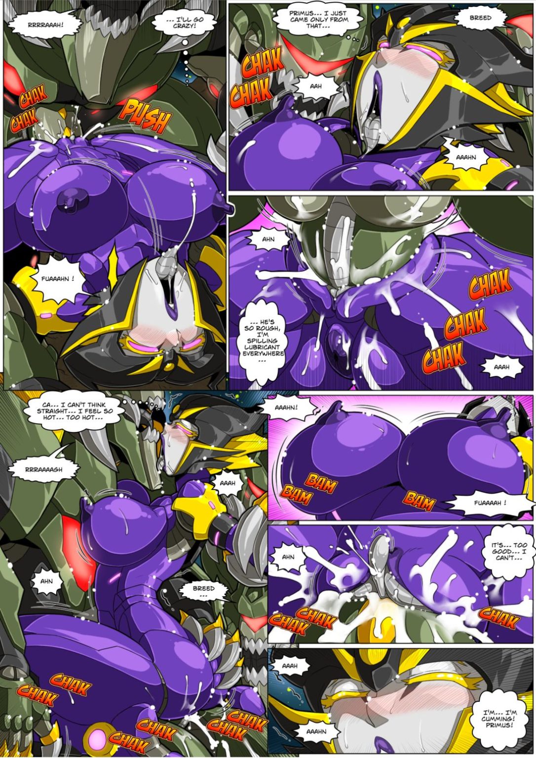 Transformers porn comics