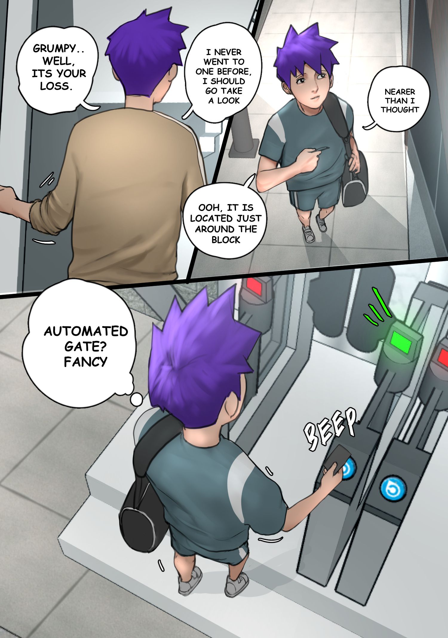 Lucy Gym Encounter - Chapter 1