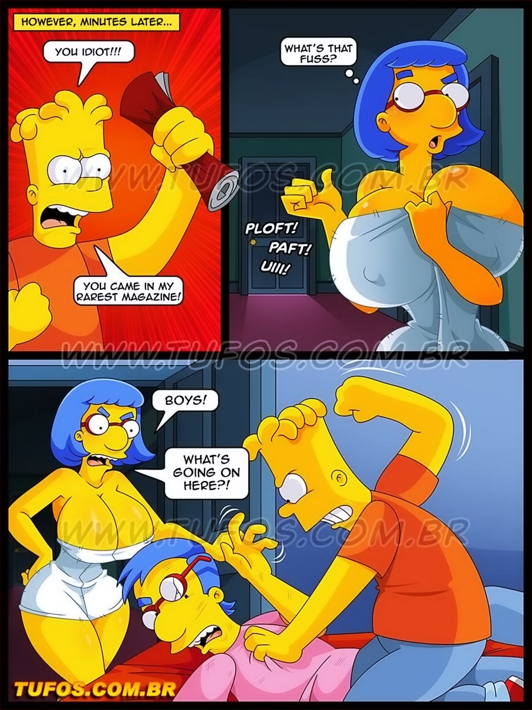 Unexpected Encounters In Milhouse's Bathroom - Chapter 1