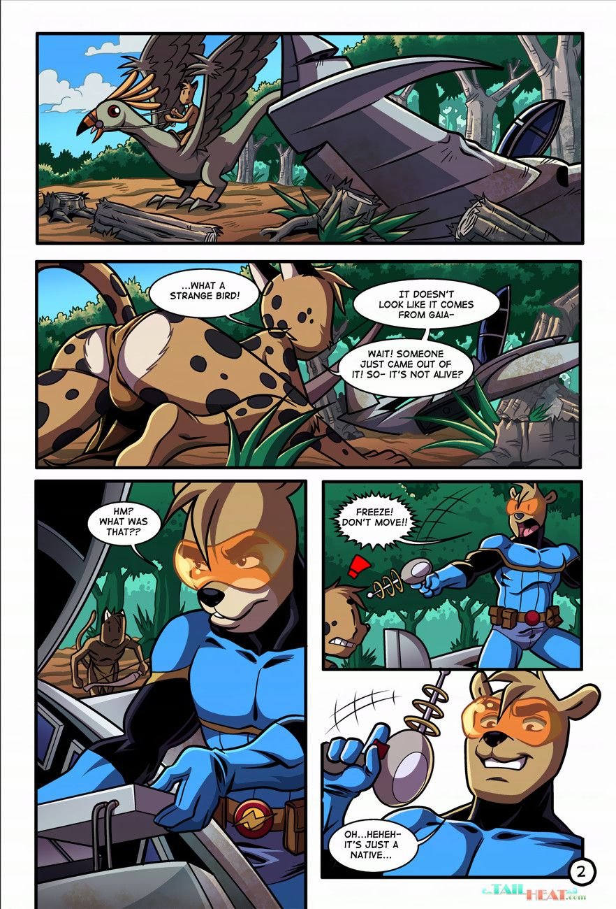 Space Man -vs- Savage Boy - Chapter 1