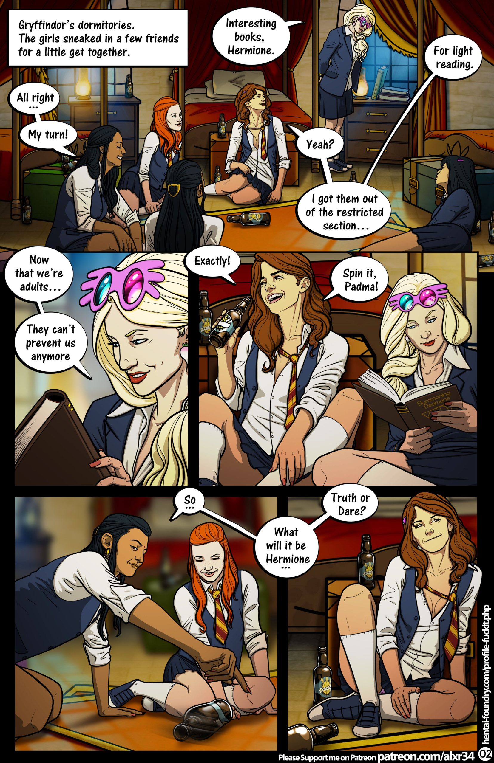 Meanwhile In Hogwarts – Truth Or Dare - Chapter 1