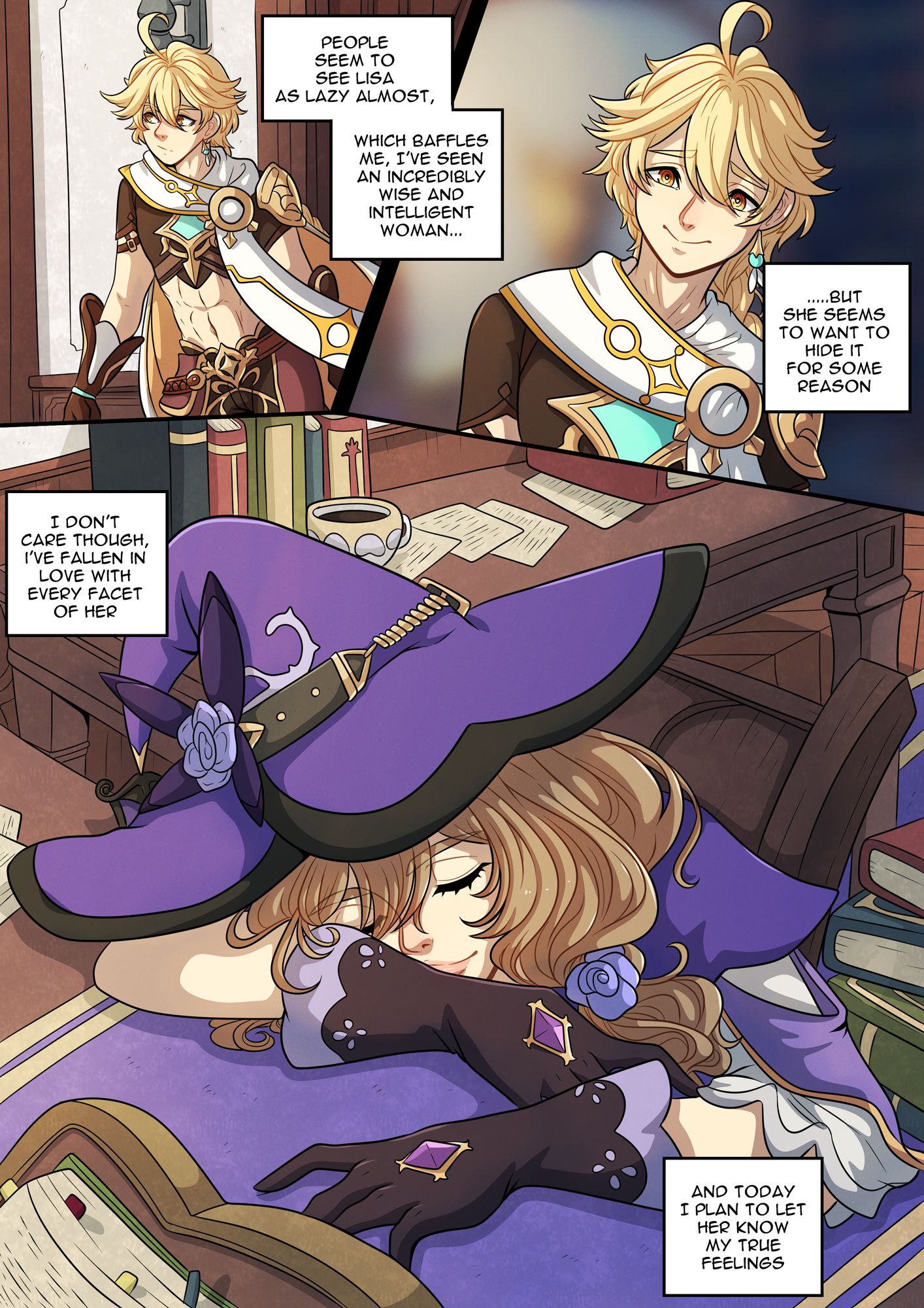 The Traveler’s Guide to Teyvat’s Heart – Lisa - Chapter 1