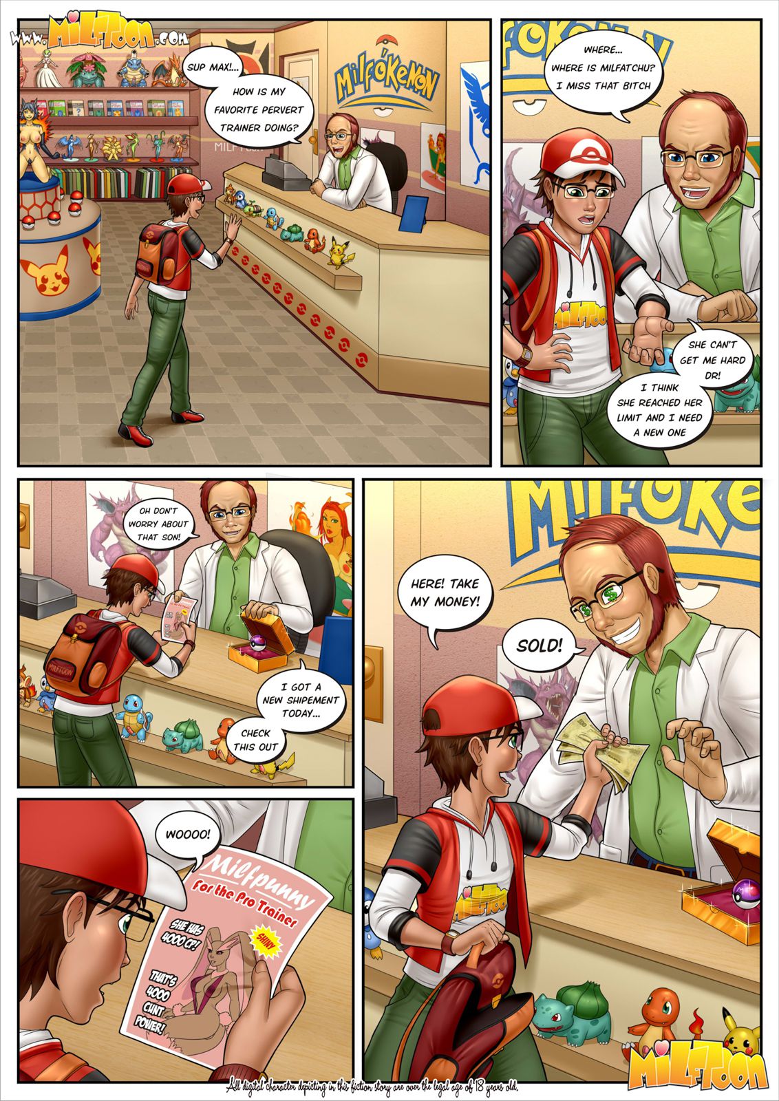 MILFPokemon Pre-Go (1-2) - Chapter 1