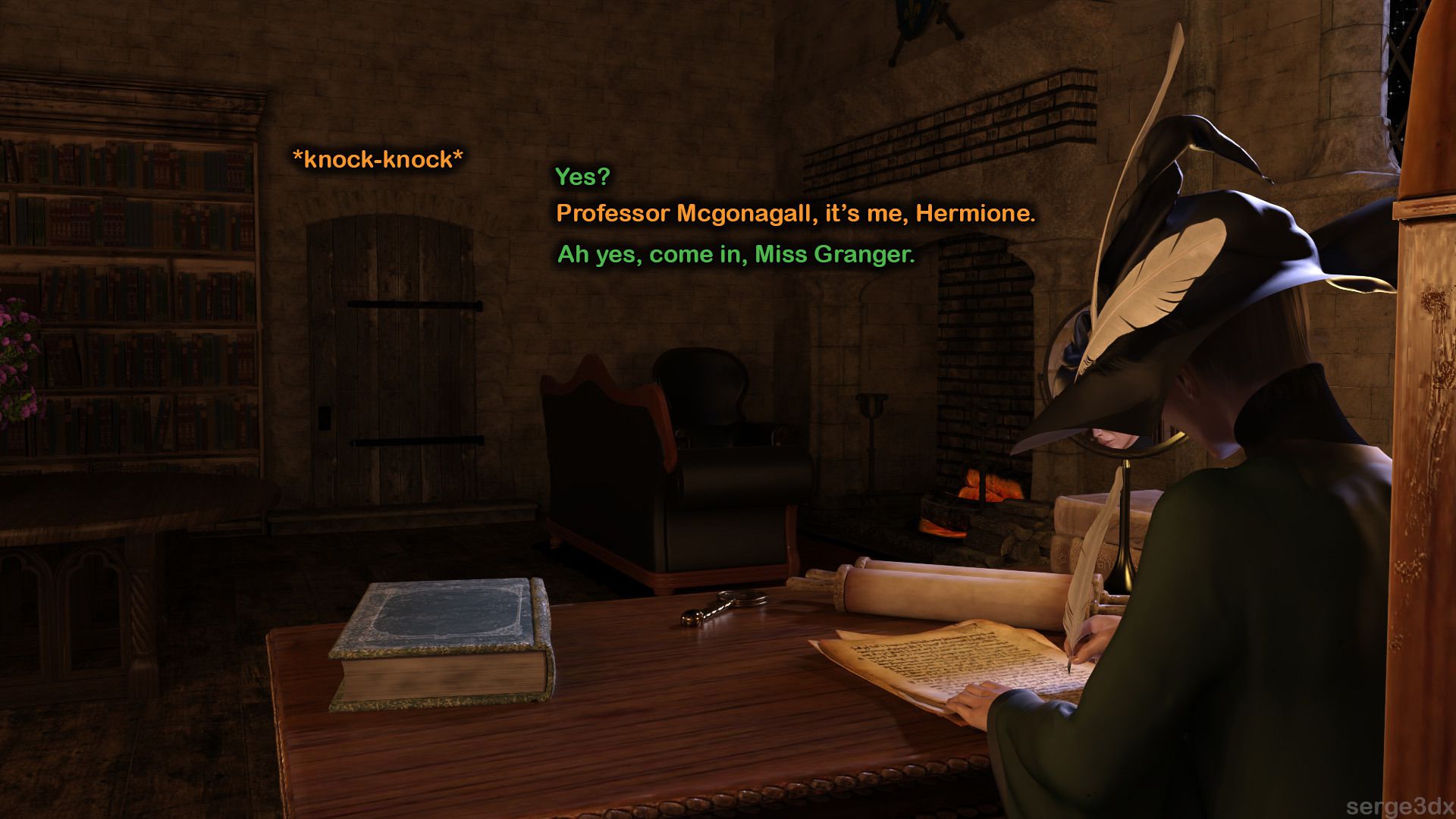 Hermione Granger and the Professor’s Wand - Chapter 2