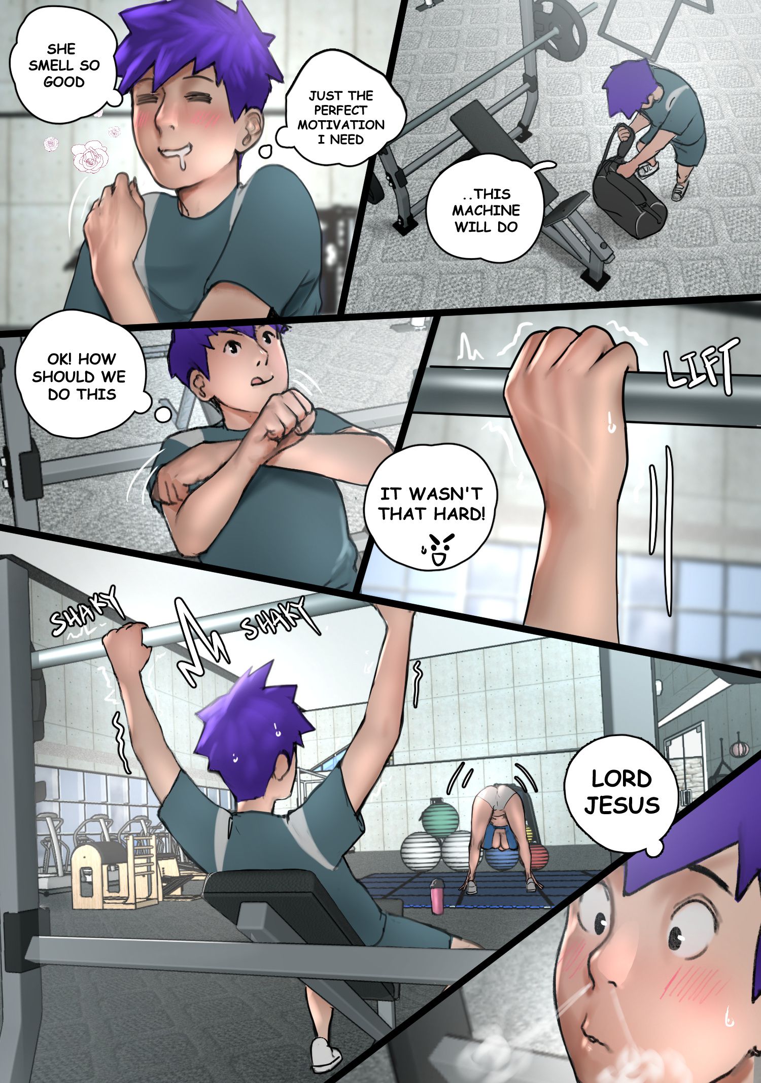 Lucy Gym Encounter - Chapter 1