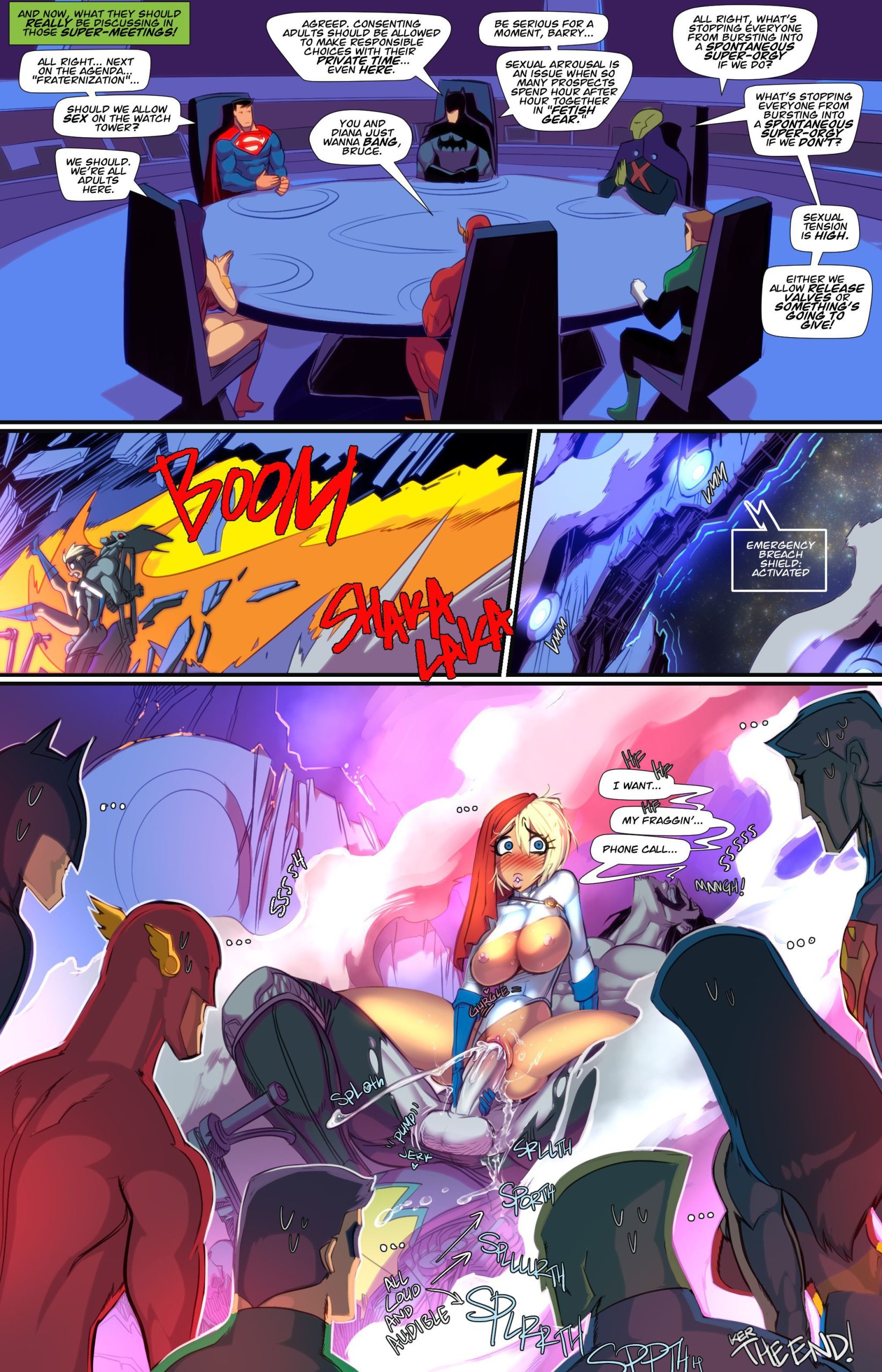 PowerGirl XXX Lobo - Chapter 1