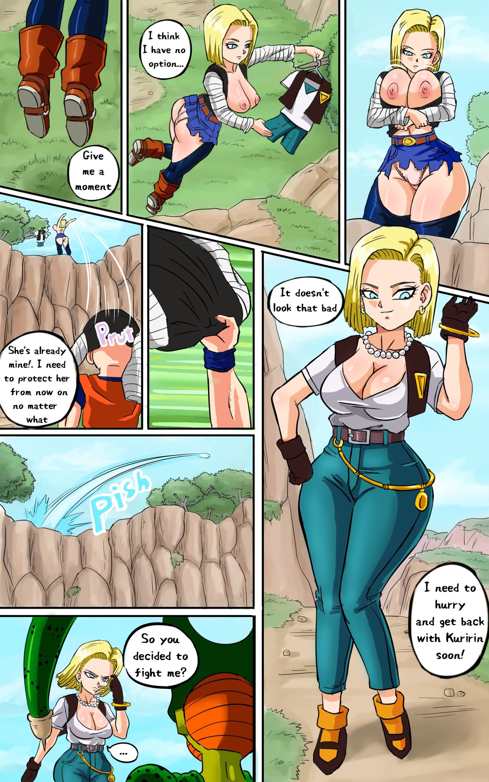 Android 18 meets Krillin - Chapter 1