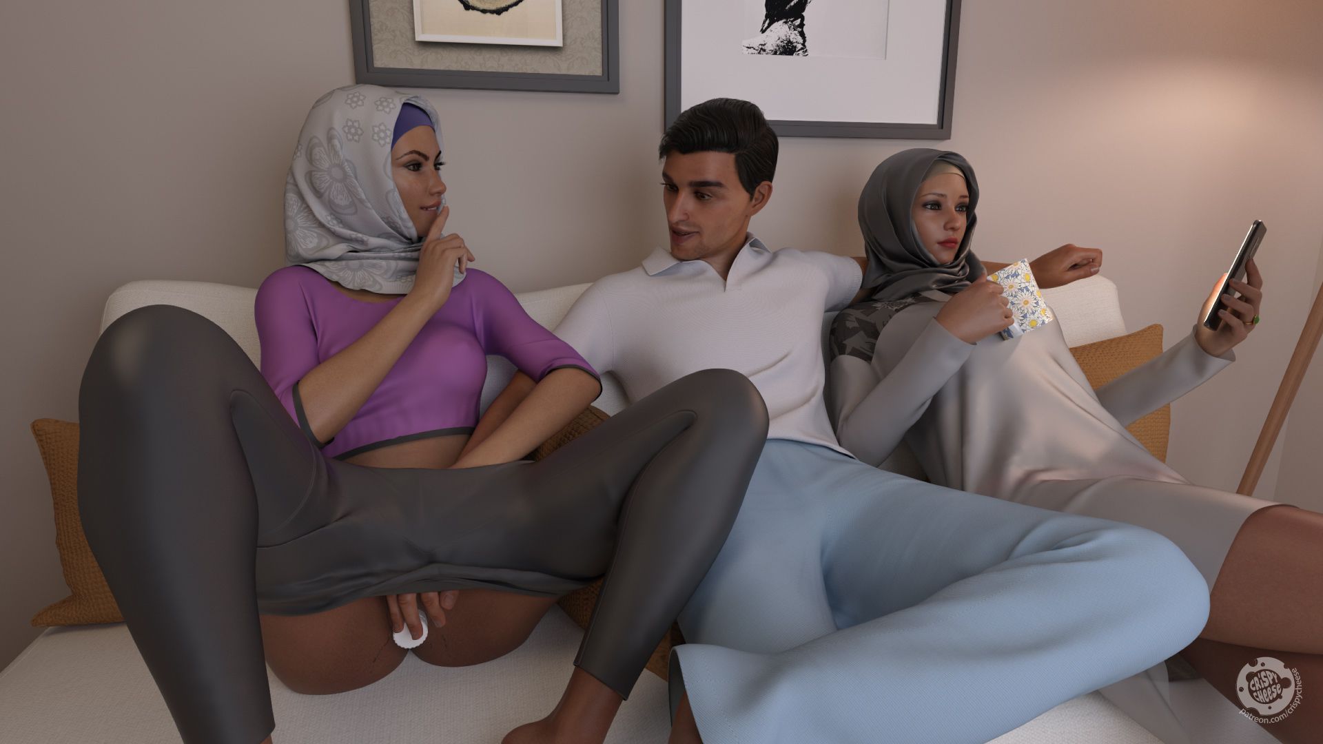 Night At The Living Room - Chapter 1