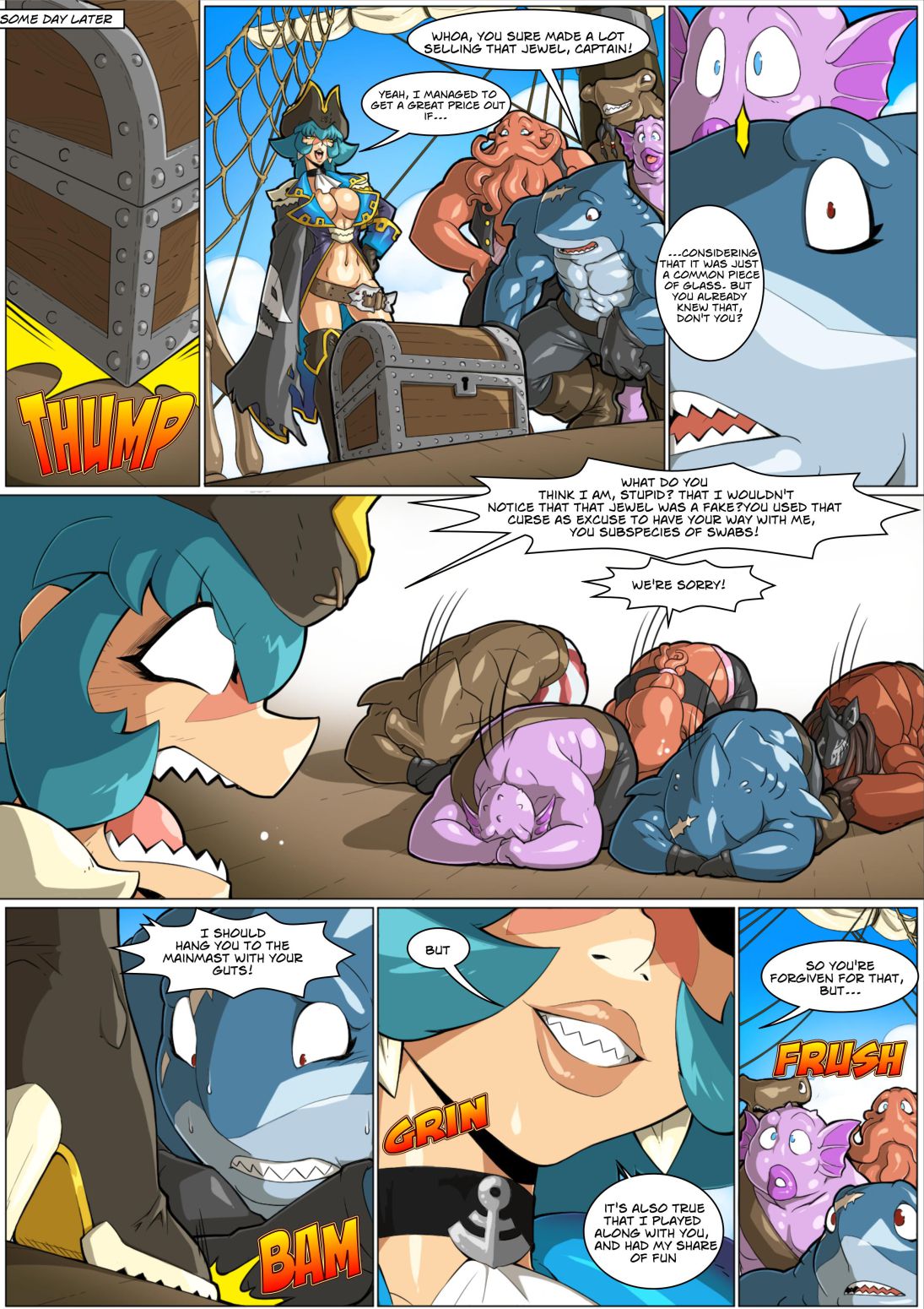 Captain Barracuda and the Tear of the Mermaid - Chapter 1