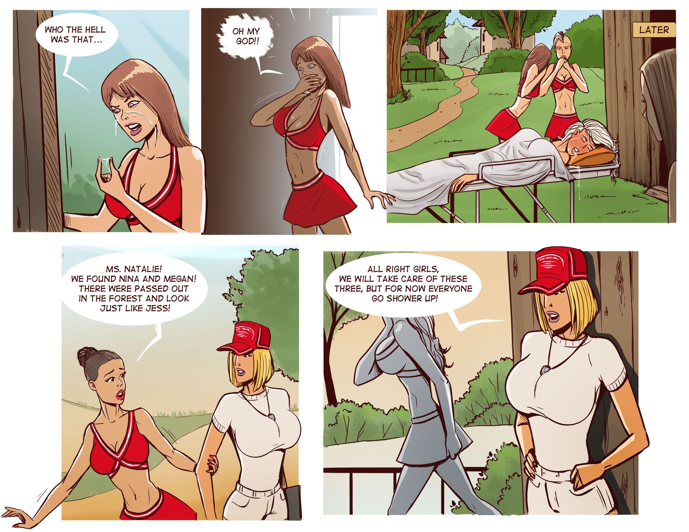 Cheerleader Camp Facefuck Massacre - Chapter 1