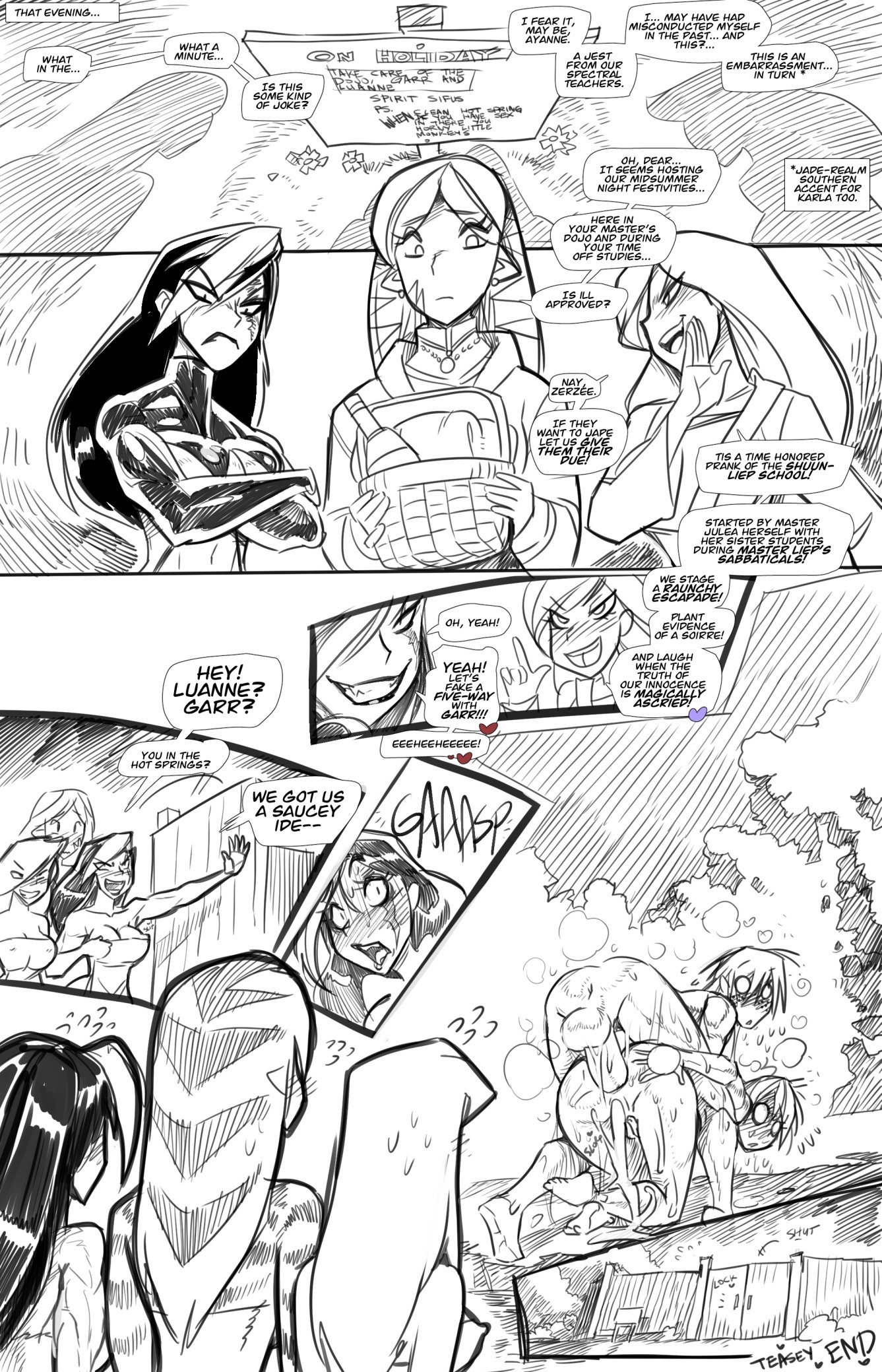 What Didn’t Happen “Fake Sex” Goof-Off - Chapter 1