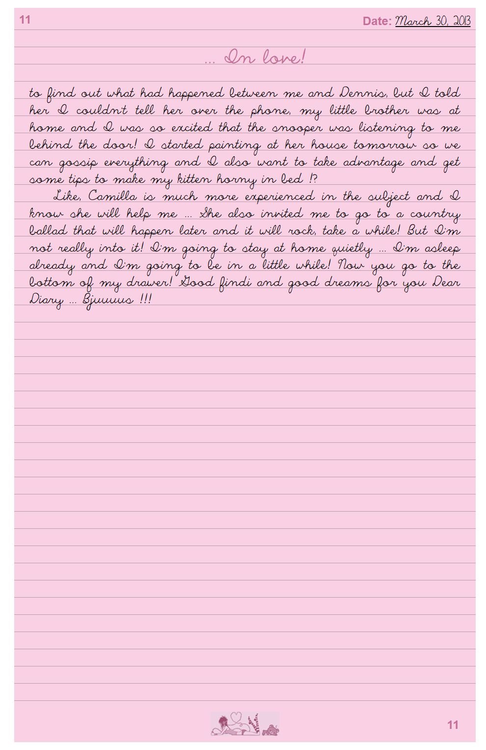 Leticia’s Diary - Chapter 1