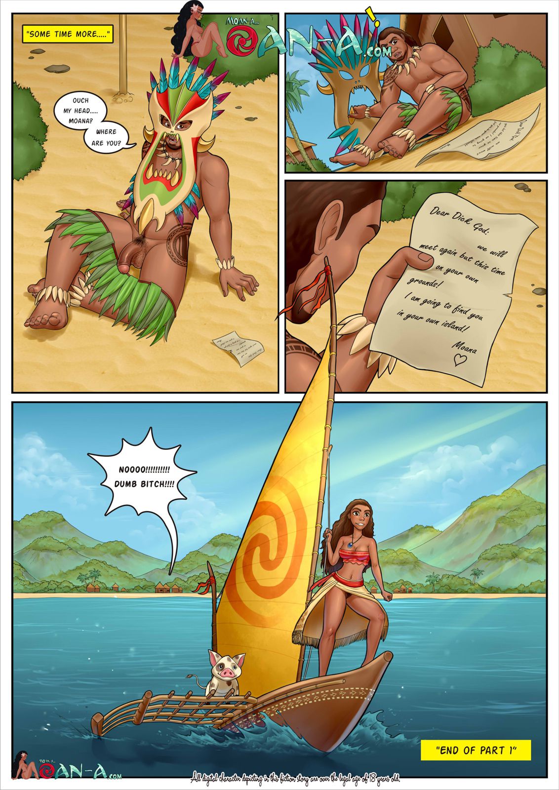 Moan Island (1-3) - Chapter 1