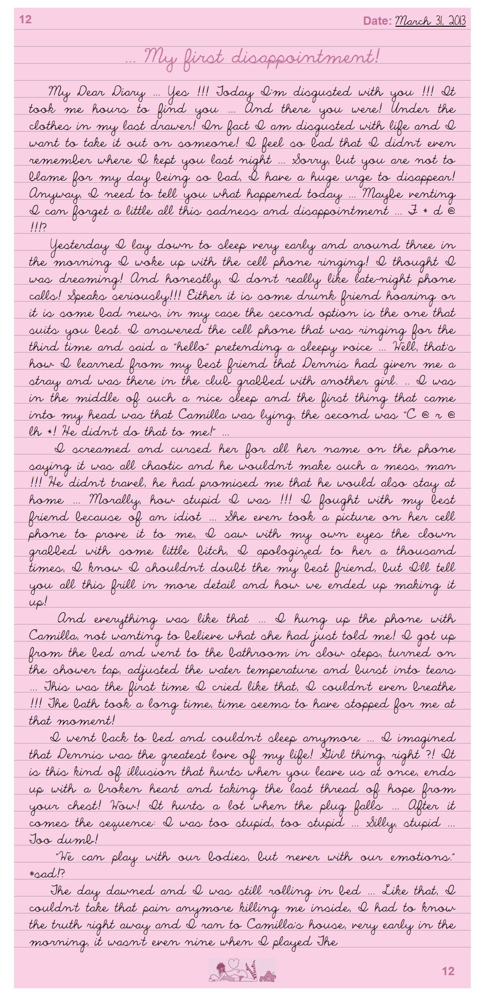 Leticia’s Diary - Chapter 1