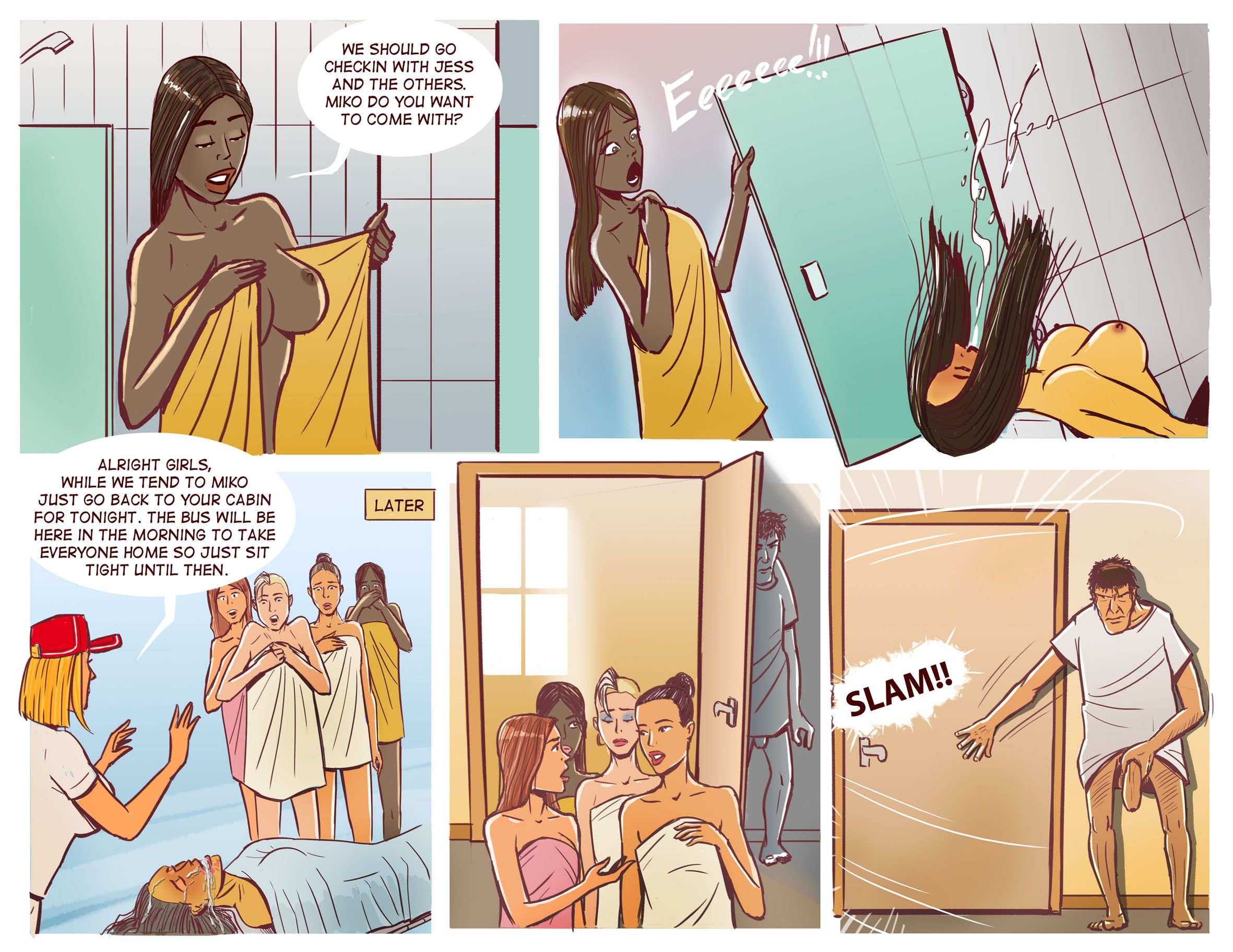 Cheerleader Camp Facefuck Massacre - Chapter 1