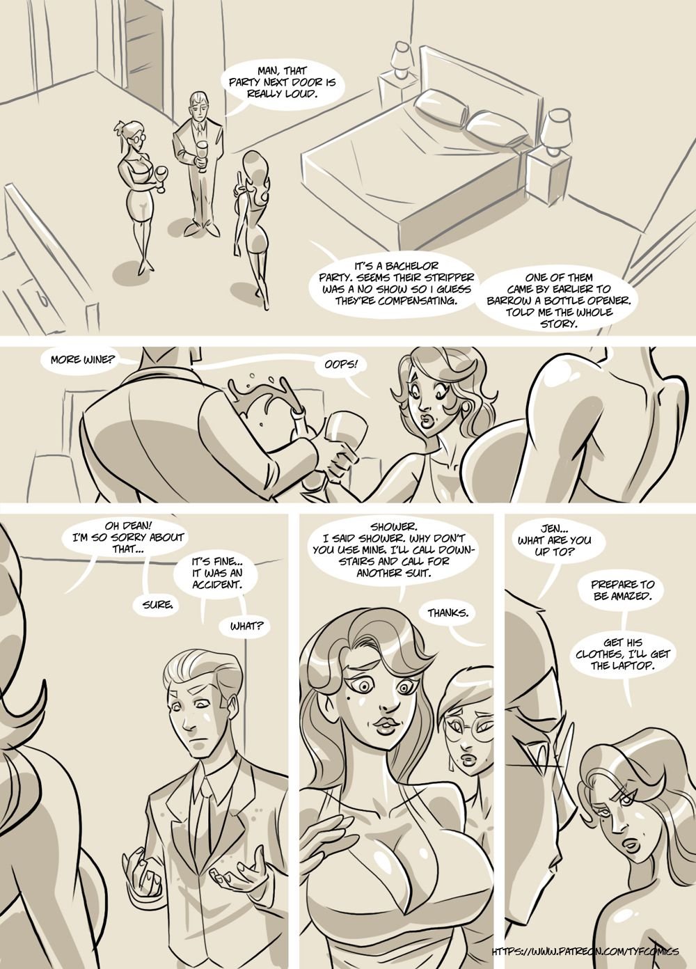 Thank You For Coming - Chapter 1