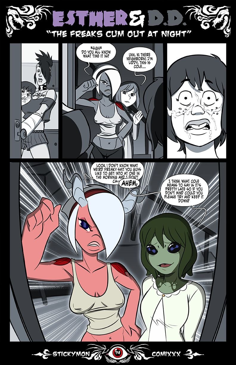 Esther & DD – The Freak Cum Out At Night - Chapter 1