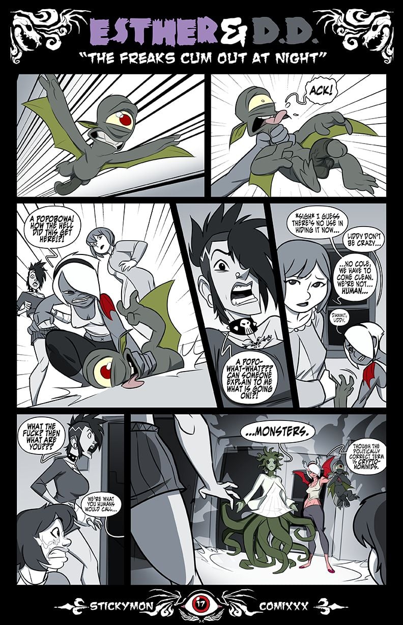 Esther & DD – The Freak Cum Out At Night - Chapter 1