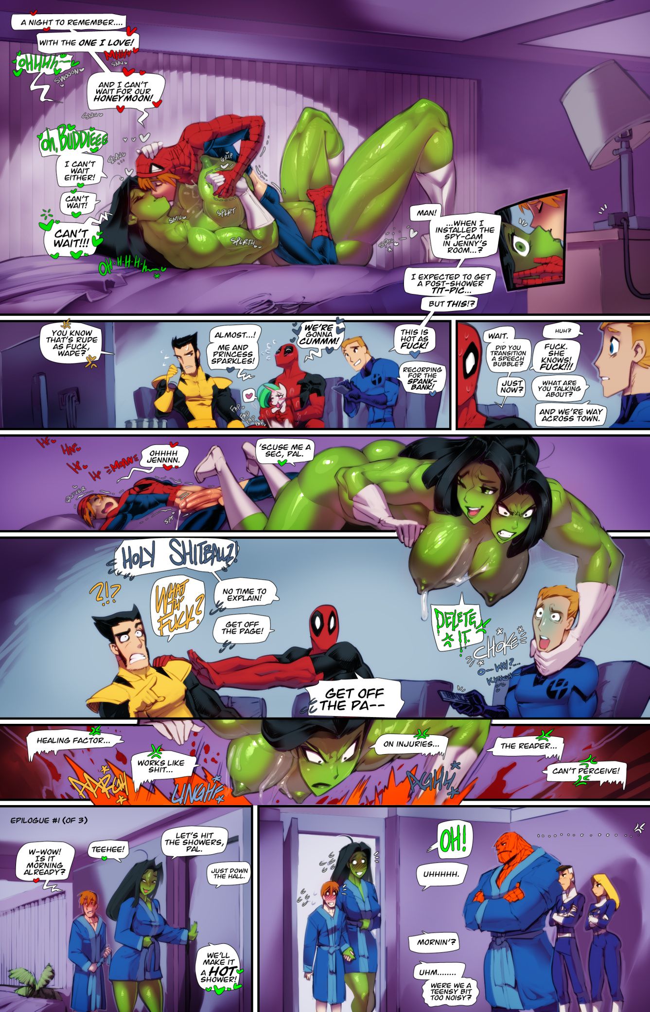 Spidey and She-Hulk: Are Noisy Neighboors - Chapter 1