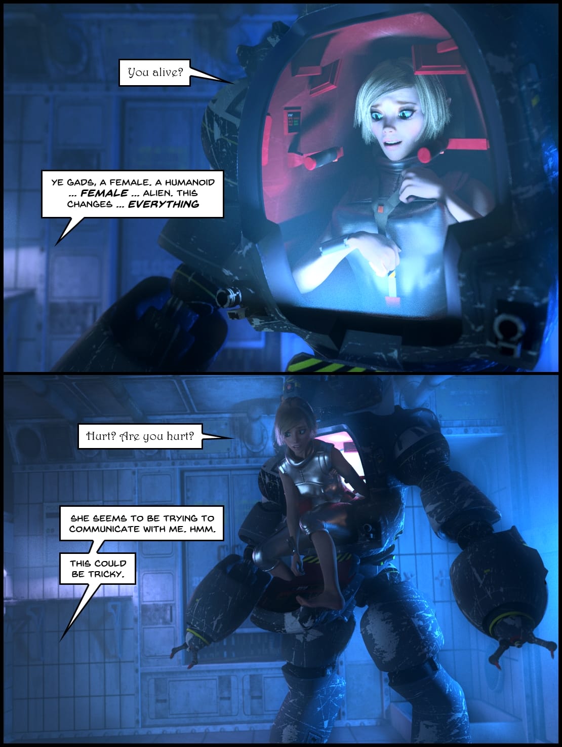 Telepathic Hentai Tentacle Spacey Rapey Sex Trek 9000 - Chapter 1