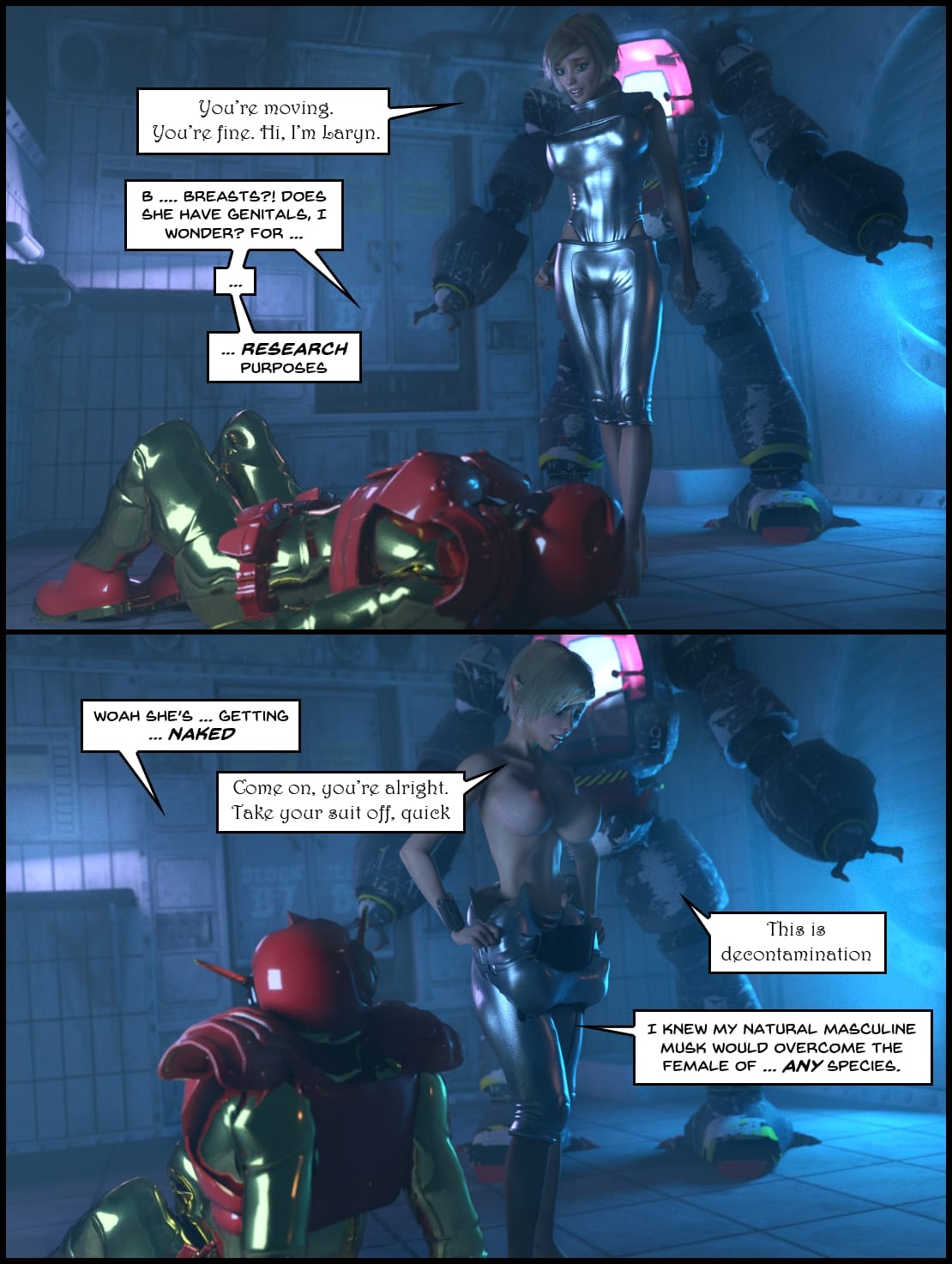Telepathic Hentai Tentacle Spacey Rapey Sex Trek 9000 - Chapter 1