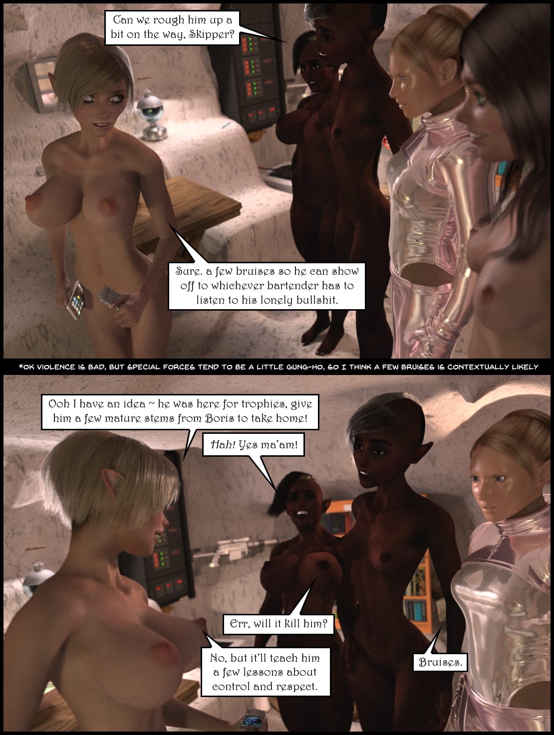 Telepathic Hentai Tentacle Spacey Rapey Sex Trek 9000 - Chapter 1