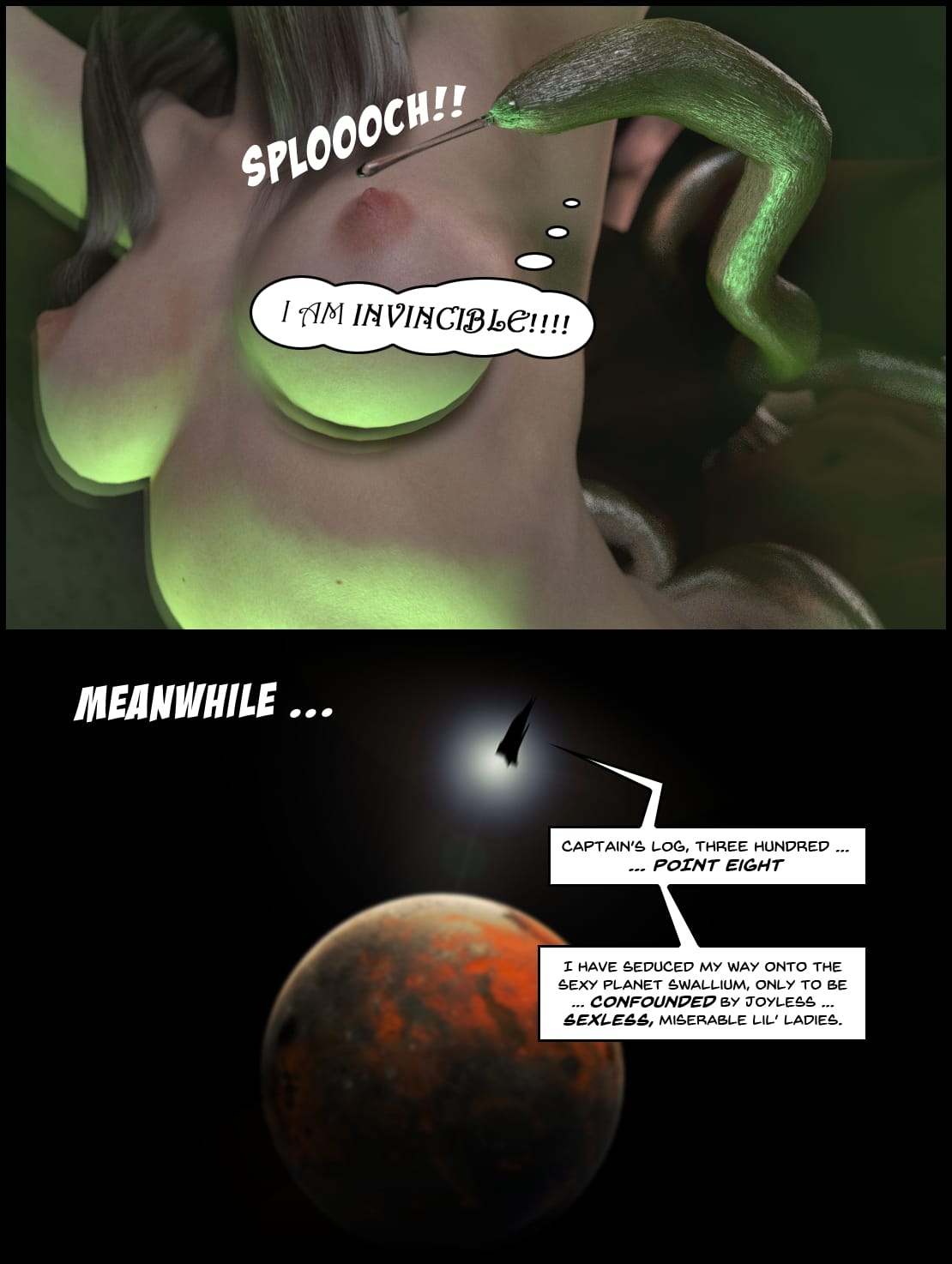 Telepathic Hentai Tentacle Spacey Rapey Sex Trek 9000 - Chapter 1