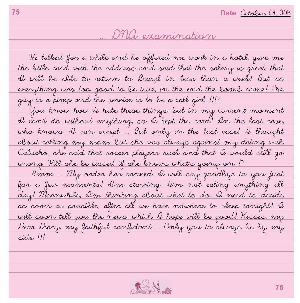 Leticia’s Diary - Chapter 1