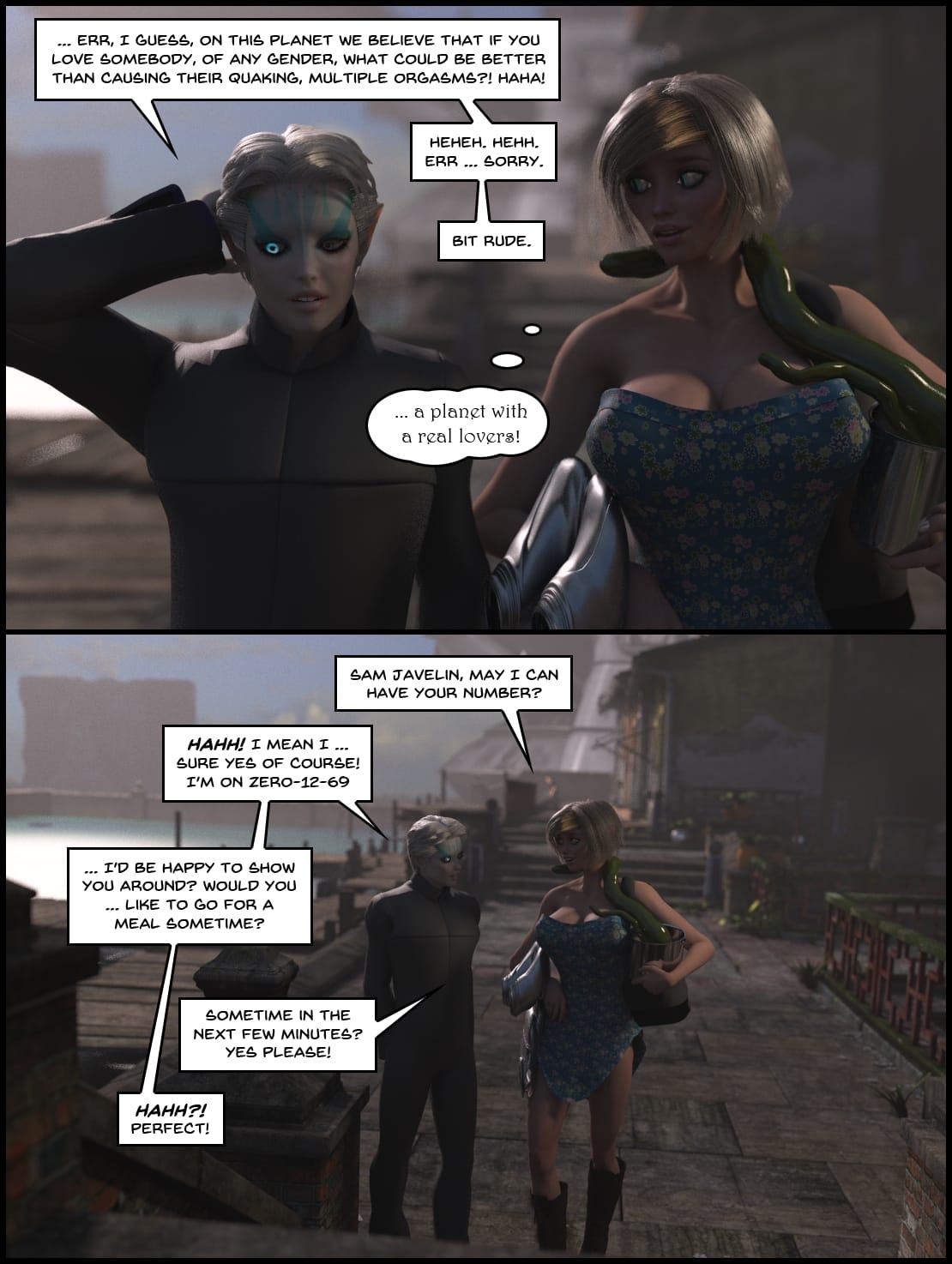 Telepathic Hentai Tentacle Spacey Rapey Sex Trek 9000 - Chapter 1