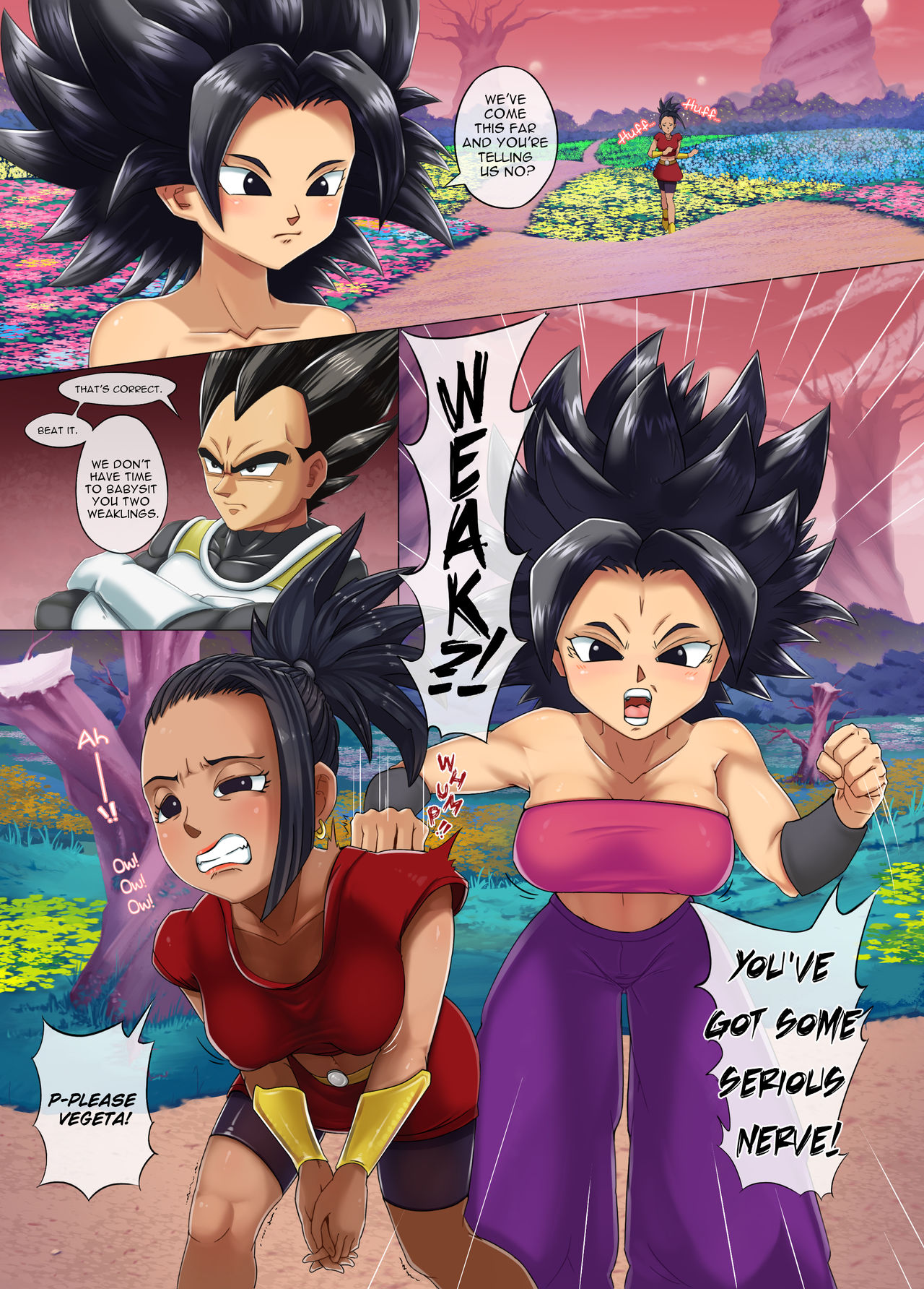 Saiyan Heat Cosmic Threesome Challenge - Chapter 1