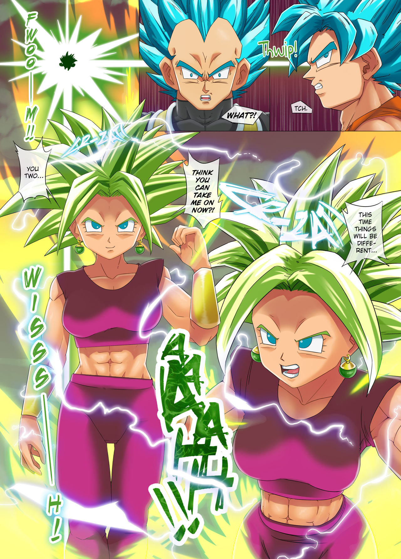 Saiyan Heat Cosmic Threesome Challenge - Chapter 1
